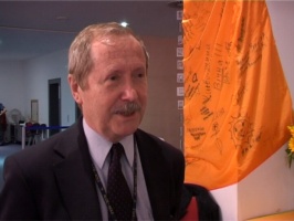 Janusz Onyszkiewicz at the EP in Brussels